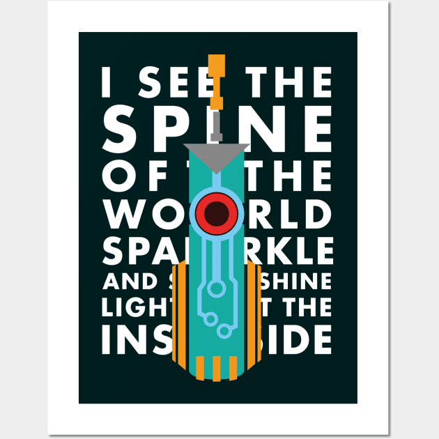 Transistor - Spine Wall Art by Mandos92